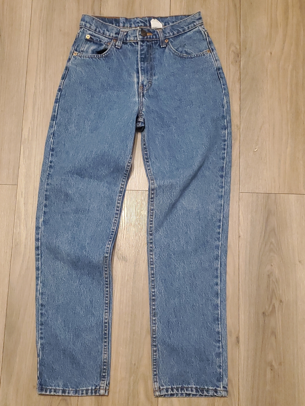 Classic Vintage Jordache High-Waist Straight Leg Blue Jeans